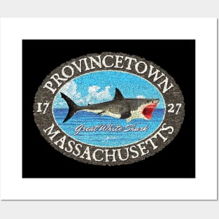 Provincetown, Massachusetts (Cape Cod) Great White Shark Posters and Art